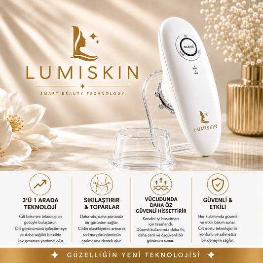 Lumiskin Orijinal Vücut Şekillendirici Masaj Cihazı 3'ü 1 Arada